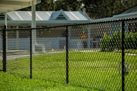 residential chain link fence